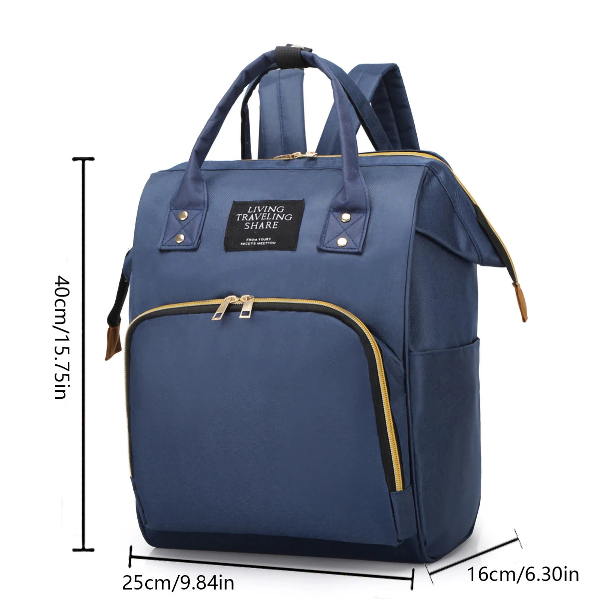 Fashionable and Multifunct Mummy Bag Large Capacity Storage Backpack Baby Bottle Insulation Storage Bag Diaper Organize Backpack