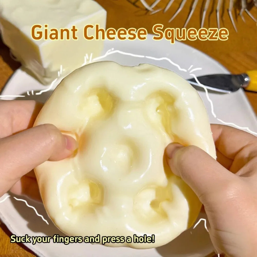 Taba Squishy Cheese Cube – Soft Squeeze Sensory Fidget Toy