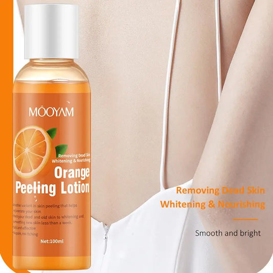 Orange Peel Exfoliating Body Lotion & Scrub for Smooth, Soft and Moisturized Skin