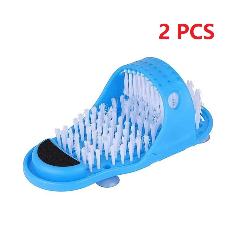 Foot File Foot Washing Tool Lazy Person Foot Brush Shoe Grinding Foot Stone Massage Dead Skin Remova Foot Repair Slippers