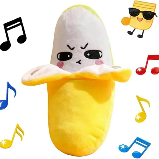 Interactive Banana Plush Toy with Music & Rhythm Learning for Parent-Child Play