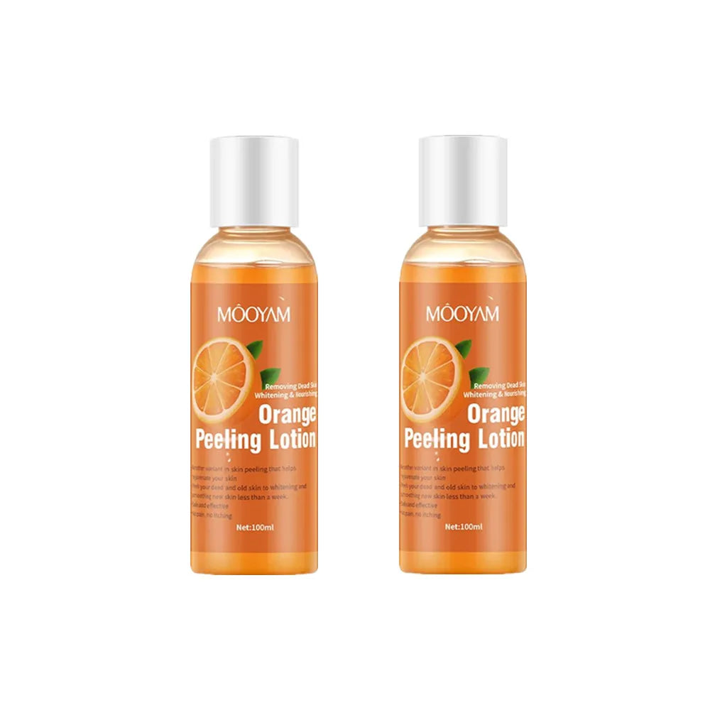 Orange Peel Exfoliating Body Lotion & Scrub for Smooth, Soft and Moisturized Skin