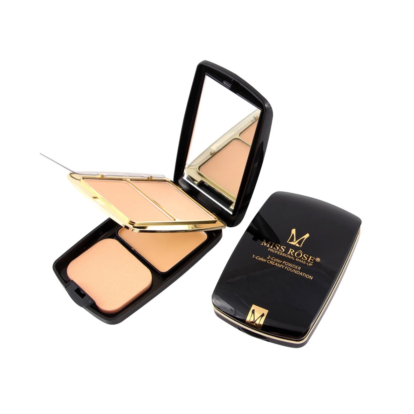 Kiss Beauty Milk Tea Pore-Minimizing Setting Powder Waterproof Oil-Control Natural Matte Long-Lasting Stage Party Makeup for Wom