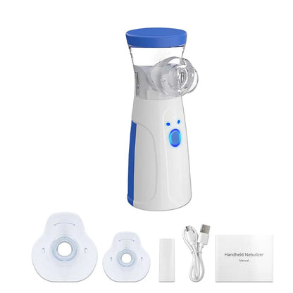 Portable Mesh Nebulizer, Handheld Silent Inhaler, Fine Mist Nebulizer