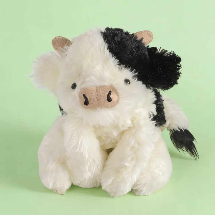 Fluffy Cow Plush Toy 34cm Soft Stuffed Animal