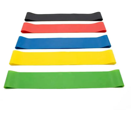 Elastic Resistance Bands | Exercise & Stretching Bands for Yoga, Pilates, CrossFit, Gym & Home Workouts