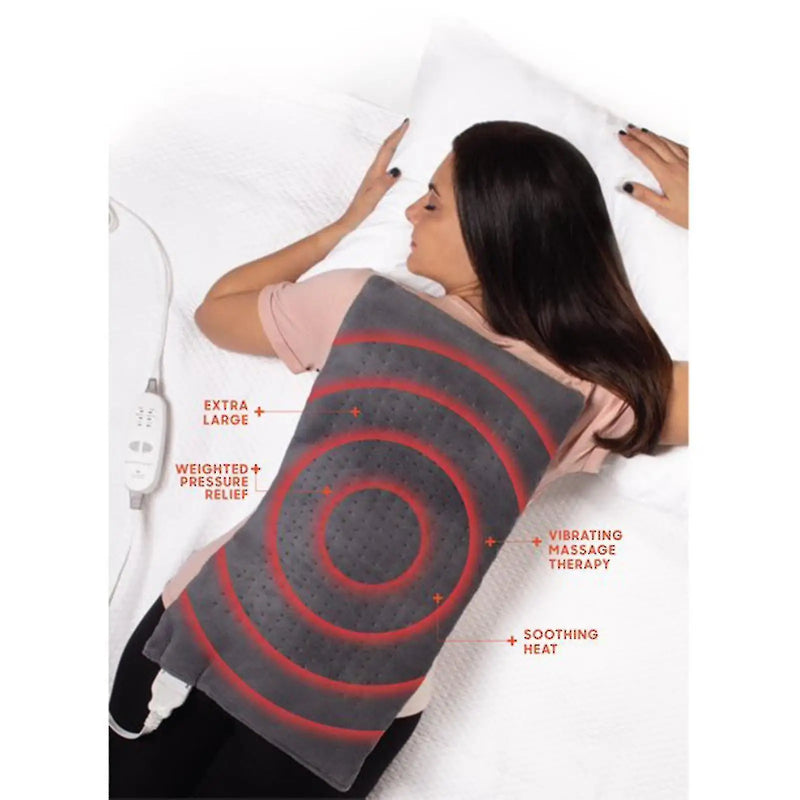 Massaging Weighted Multifunctional Electric Heating Blanket with ABS + Plush Cloth Material, 8.70 *3.95 *12 Inch Size, Includes