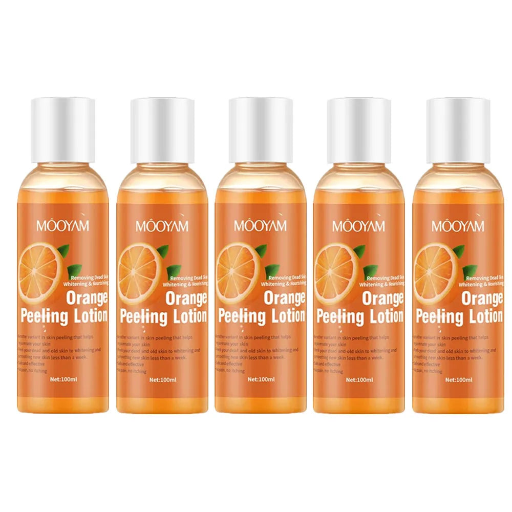 Orange Peel Exfoliating Body Lotion & Scrub for Smooth, Soft and Moisturized Skin
