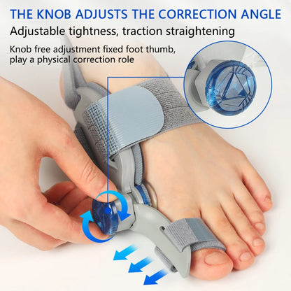 Adjustable Bunion Corrector Foot Brace | Rotatable Toe Separator & Hallux Valgus Support for Toes