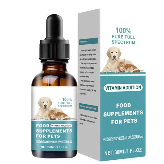 Dog Nutritional Supplement 30ml | Pet Body Nutrition Support Supplement for Dogs