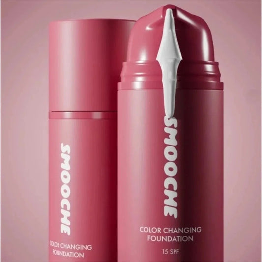 SMOOCHE 30ml Colour Changing Foundation – Self-Adjusting Flawless Natural Finish
