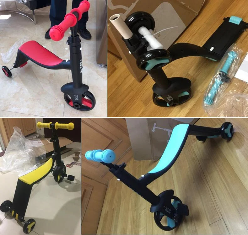 Children's balance car Children's scooter Baby pedal tricycle Scooter Multifunctional baby tricycle