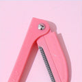 1/3PCS Foldable Eyebrow Trimmer Safety Type with Handle Scraper Blade Sharp Eyebrow Scraper Beauty Tool Folding Set