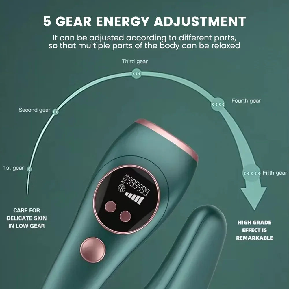 Handheld Portable Home Use Ipl Epilator Painless Permanent Hair Removal Device With Ice Cooling Laser for Face and Body
