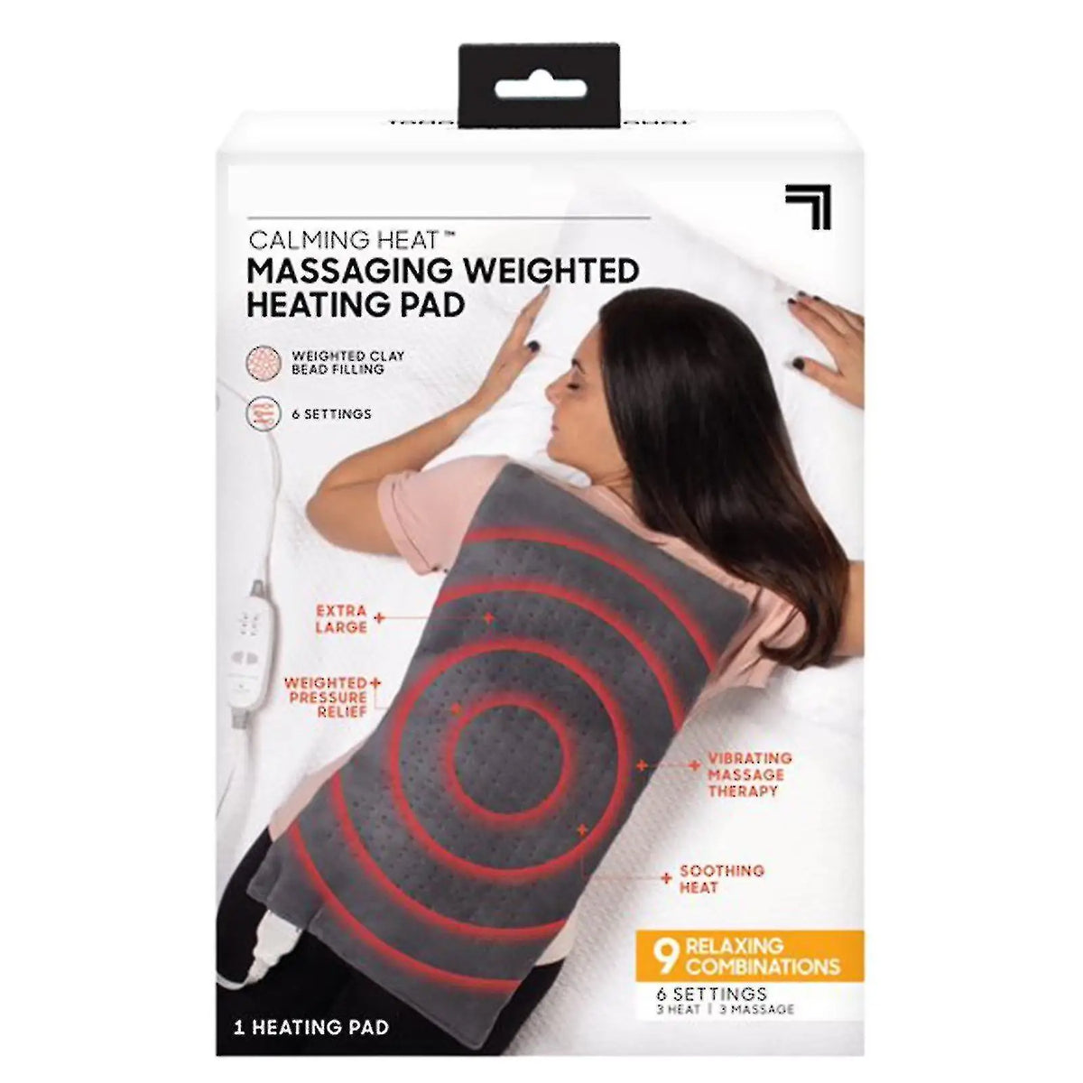 Massaging Weighted Multifunctional Electric Heating Blanket with ABS + Plush Cloth Material, 8.70 *3.95 *12 Inch Size, Includes