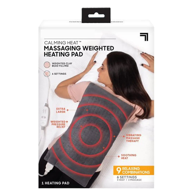 Massaging Weighted Multifunctional Electric Heating Blanket with ABS + Plush Cloth Material, 8.70 *3.95 *12 Inch Size, Includes