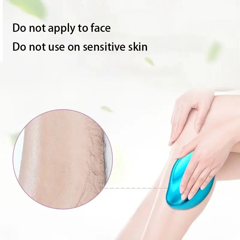 1/2/3pc Crystal Hair Eraser Gentle Painless Manual Epilator Reusable Nano Glass Hair Remover Exfoliation Body Legs Beauty Tools