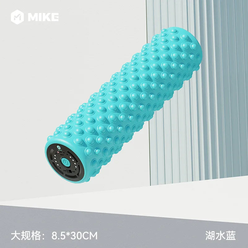 Electric Foam Axis Muscle Relaxer Leg Massage Stick Roller Exercise Fitness Equipment Vibration Yoga Column