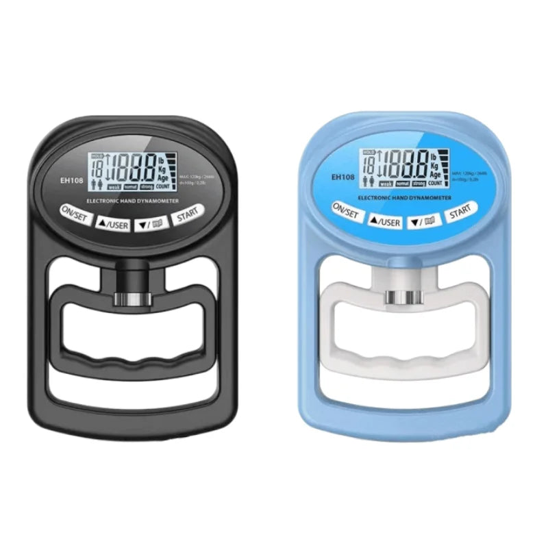 Digital Electronic Hand Dynamometer 90kg/200lbs Counting Gripper Hand Grips Strengthener Measurement Meter Auto Capturing Power