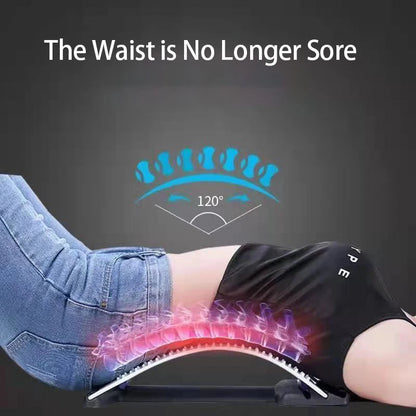 Adjustable Back Stretcher Support Board | Multi-Level Back Stretching Device for Upper & Lower Back