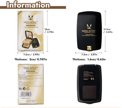 Kiss Beauty Milk Tea Setting Powder, Pore Minimizing, Waterproof, Oil Control, Natural Matte Finish, Long Lasting Face Makeup