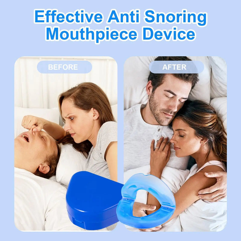 Anti Snoring Devices Comfortable Silicone Snoring Mouthpiece Beauty And Health Supplies For Family Men Women Partner Friends