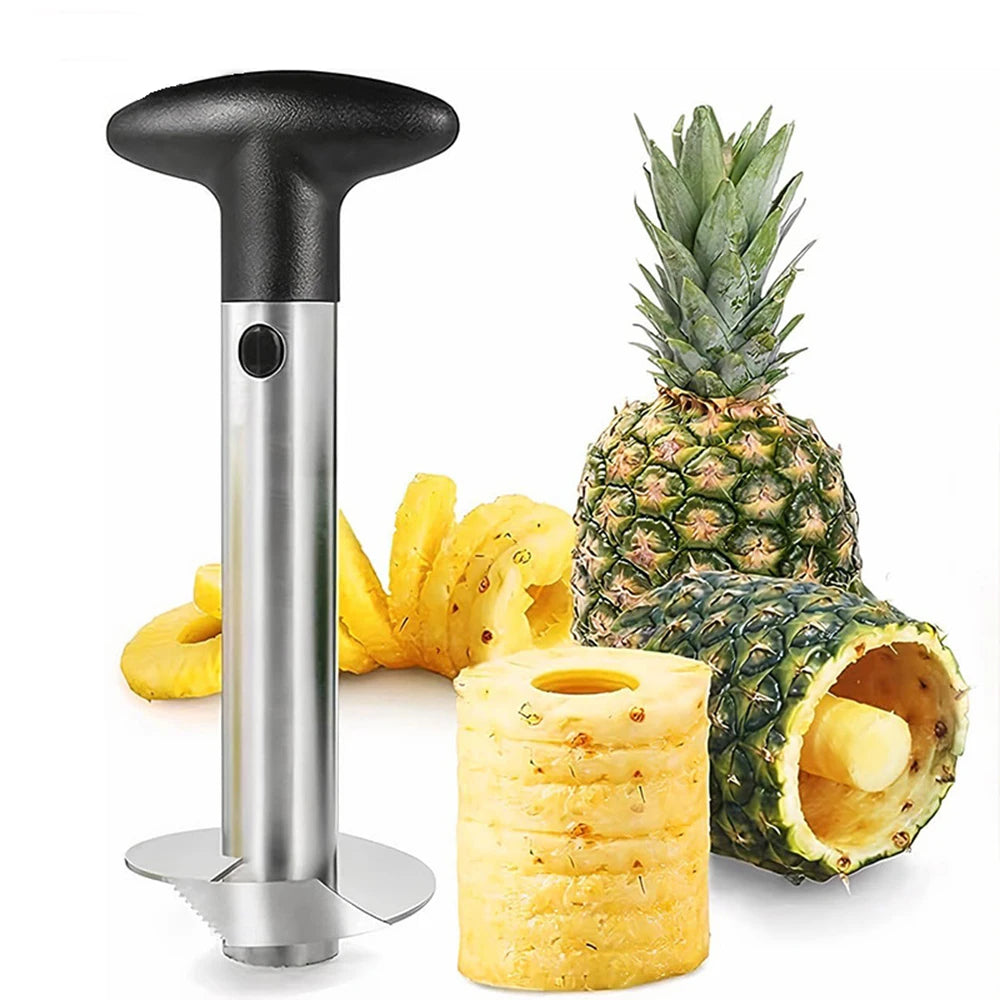 1PCS Spot Stainless Steel Pineapple Peeler Pineapple Corer Slicer Fruit Cutter Easy Slicer Peeler Kitchen Gadget Delivery Fast