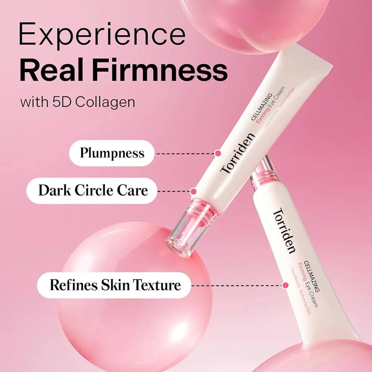 Torriden Cellmazing Firming Eye Cream 30ml,Fast-Absorbing,Daily Eye Moisturizer,Non-Greasy Finish,Korean Skincare,Korean Makeup