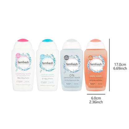 Femfresh Intimate Wash with Lightweight Non-Sticky Formula & Gentle Cleansing Lotion