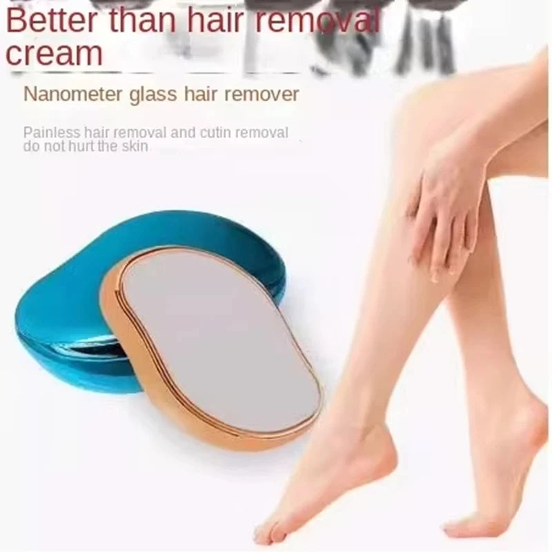 1/2/3pc Crystal Hair Eraser Gentle Painless Manual Epilator Reusable Nano Glass Hair Remover Exfoliation Body Legs Beauty Tools