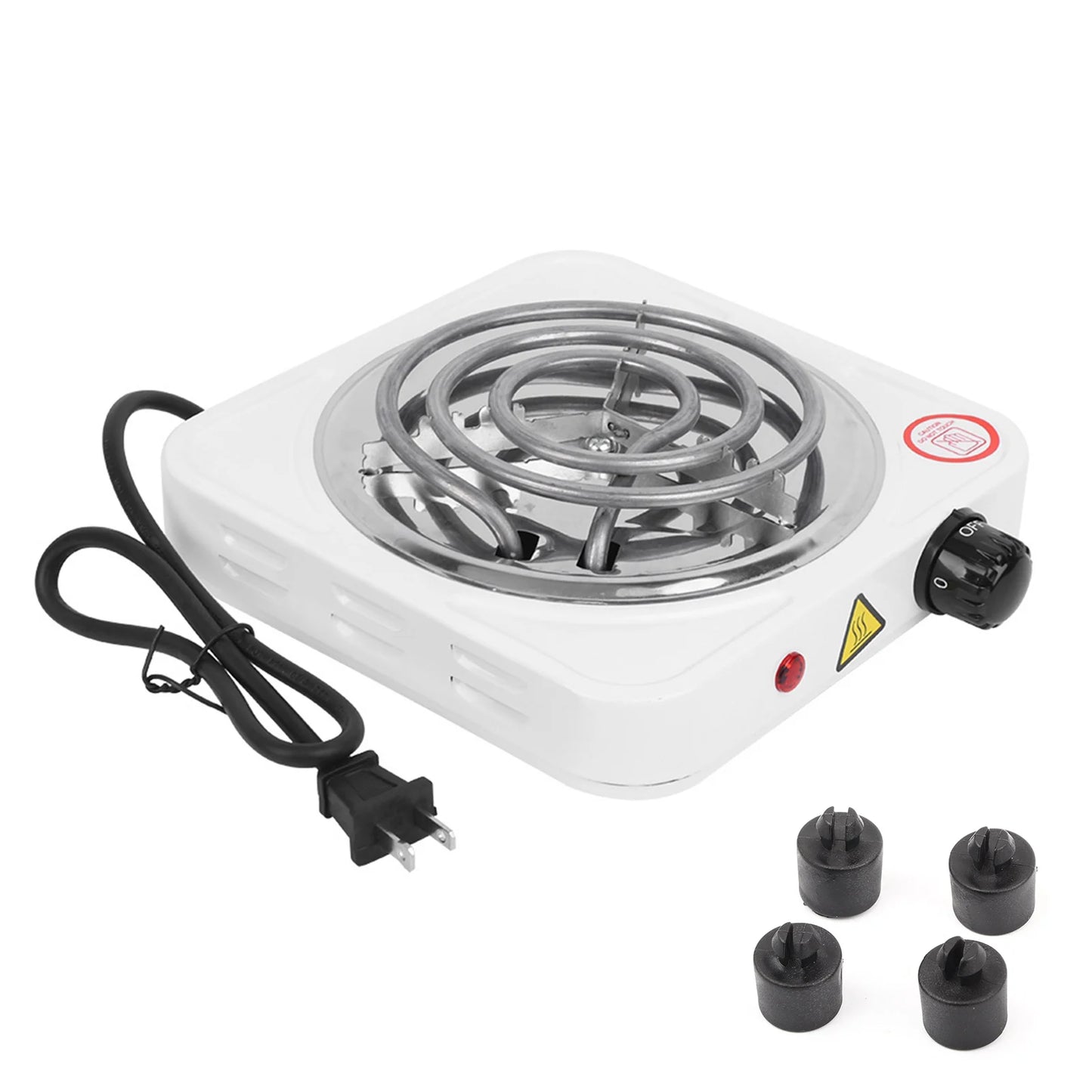 110V 1000W Stainless Steel Portable Single Tube Electric Stove Home Electric Stove Electric  Electric Heater Stove US Plug