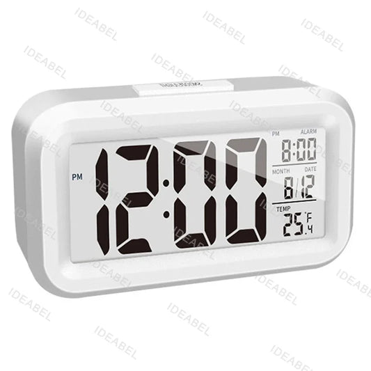Digital Alarm Clock, Large Display, Silent Luminous Bedside Clock