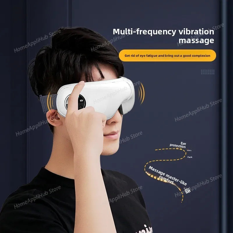 Home Use Smart Eye Massager  Rechargeable Heated Eye Care Device with Airbag Vibration massage vibrators migraine face massagers