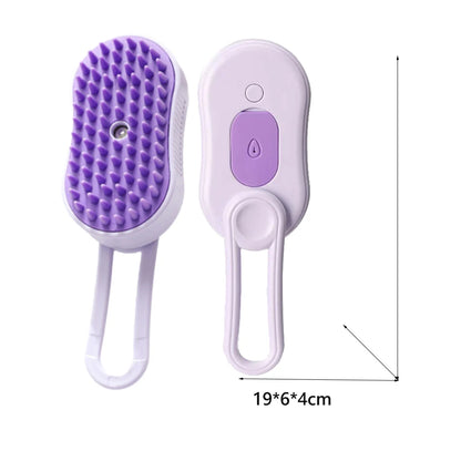 Cat & Dog Spray Grooming Comb, Pet Massage Brush, Hair Removal Comb