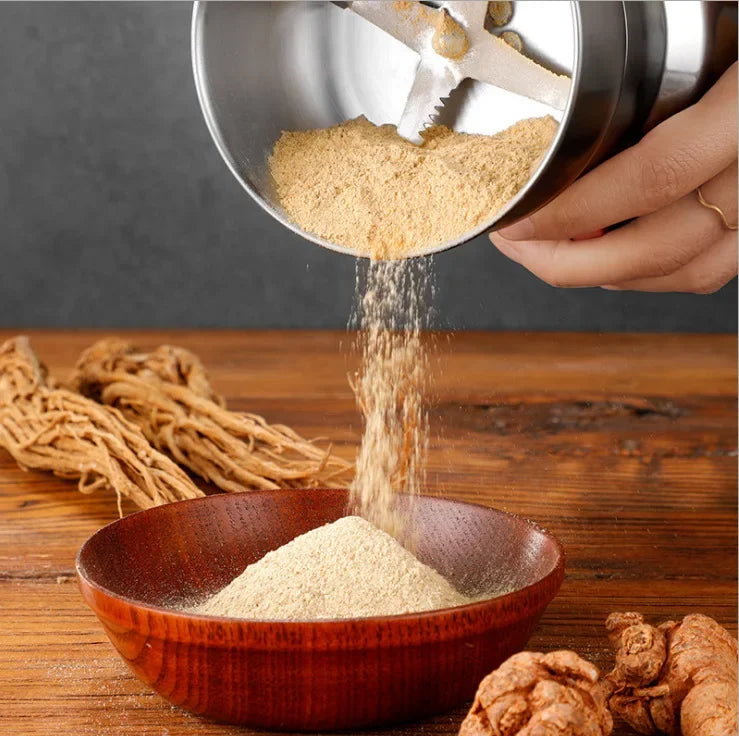 Stainless Steel Electric Grinder Multipurpose Coffee Bean Mill for Seeds Spices Herbs Nuts Grinding Kitchen Appliance