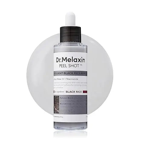 Dr.Melaxin Rice Peel Shot Glow Ampoule – Brightening Peeling Serum 80ml