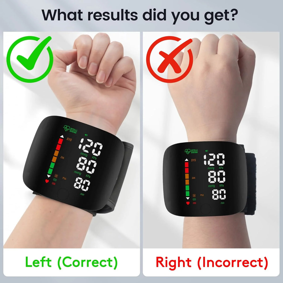 New LED Wrist Blood Pressure Monitor Rechargeable English Voice Broadcast Sphygmomanometer Tonometer BP Monitor