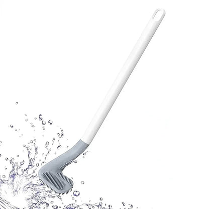 Silicone Golf Toilet Brush, Non-Scratch Toilet Cleaning Brush with Storage Holder