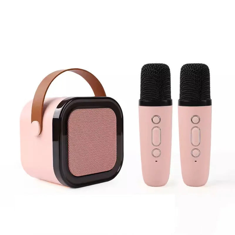Portable Wireless Karaoke Speaker with Dual Microphones – Kids Singing System