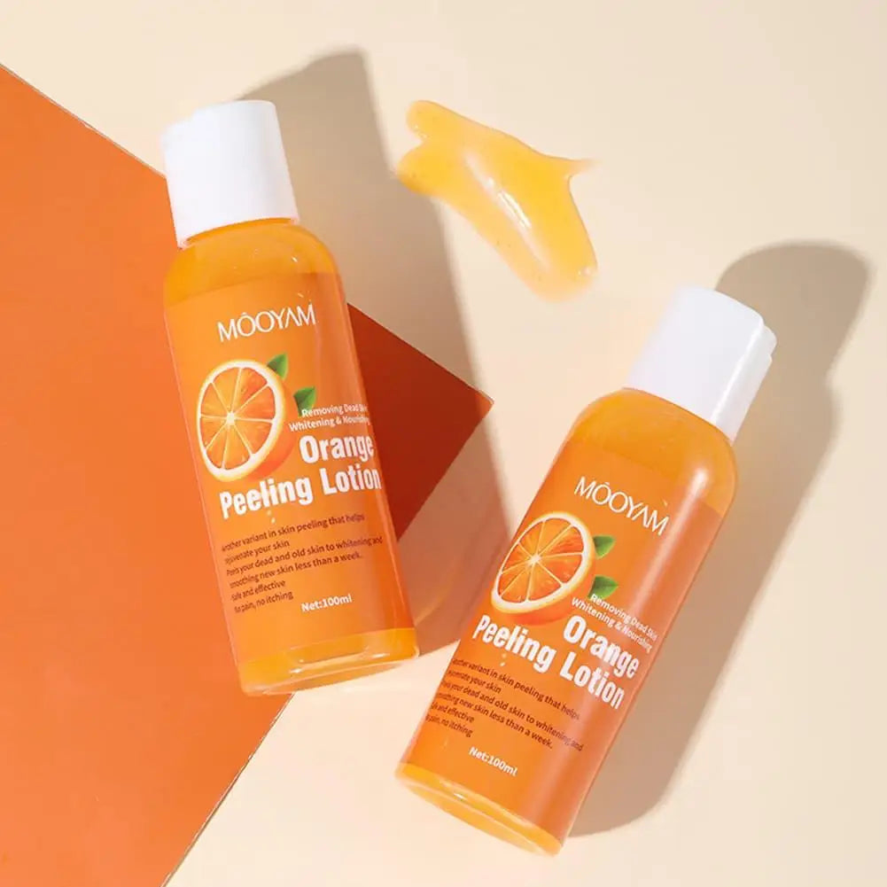 Orange Peel Exfoliating Body Lotion & Scrub for Smooth, Soft and Moisturized Skin