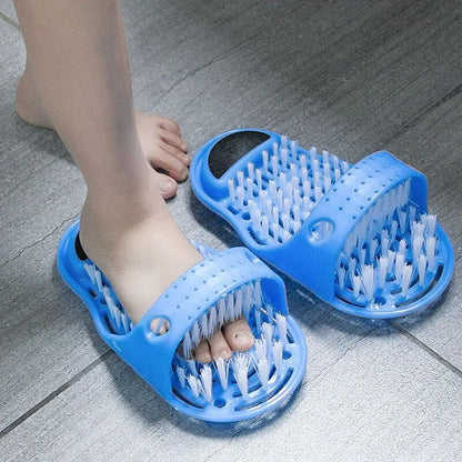 Foot File Foot Washing Tool Lazy Person Foot Brush Shoe Grinding Foot Stone Massage Dead Skin Remova Foot Repair Slippers