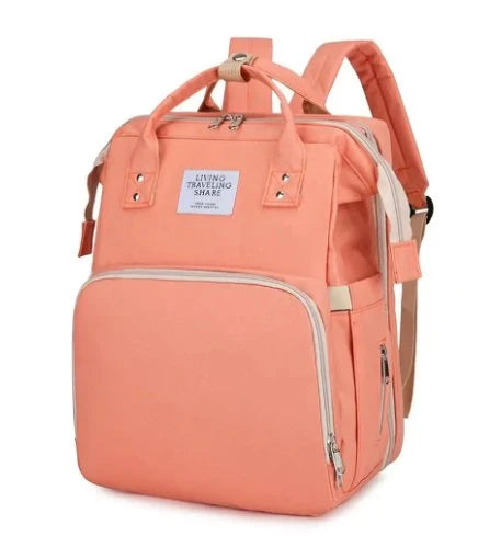 Large Capacity Mummy Backpack, Baby Diaper Bag, Bottle Insulated Storage Bag
