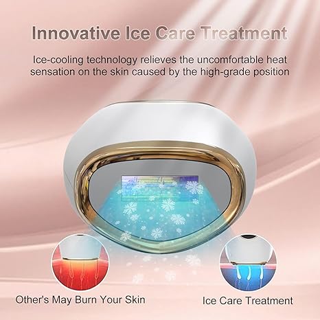 IPL Hair Removal Device with Ice Cooling | Portable At-Home IPL Epilator for Face & Body