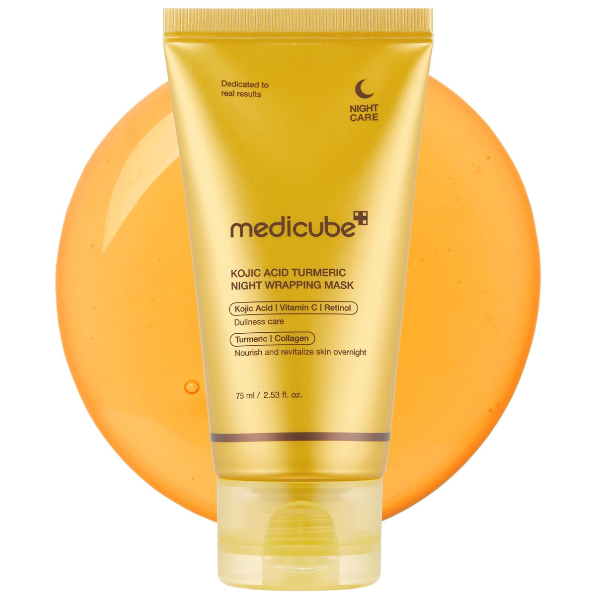 medicube Turmeric Overnight Wrapping Peel-Off Mask – Hydrating Facial Mask