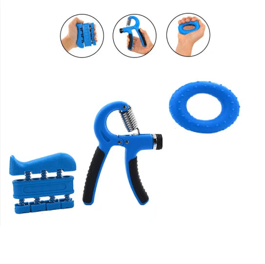 Adjustable Grip Strength Trainer Set | Hand, Finger & Forearm Strength Exercise Equipment