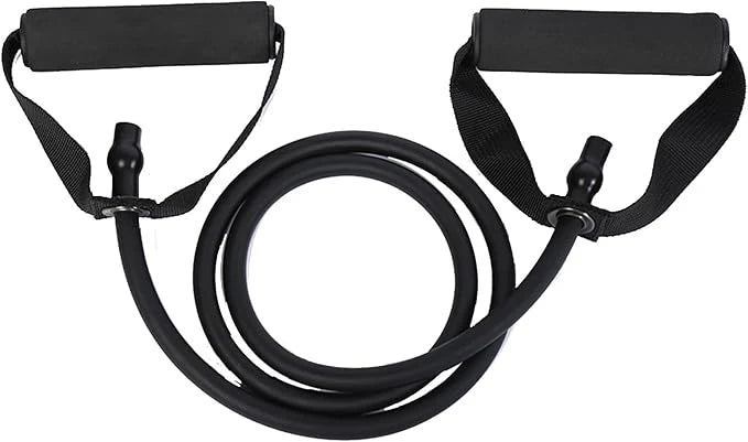 Adjustable Resistance Bands with Handles | 4-Level Resistance Exercise Bands for Home, Yoga & Pilates