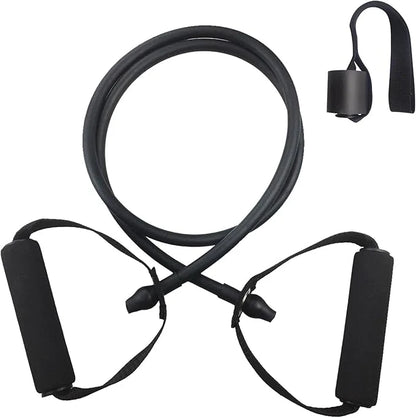 Adjustable Resistance Bands with Handles | 4-Level Resistance Exercise Bands for Home, Yoga & Pilates