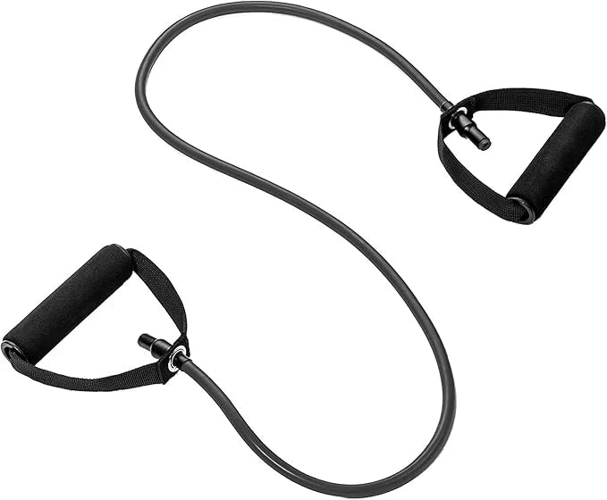 Adjustable Resistance Bands with Handles | 4-Level Resistance Exercise Bands for Home, Yoga & Pilates