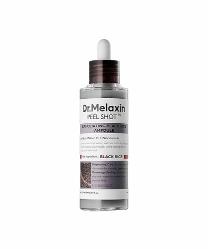 Dr.Melaxin Rice Peel Shot Glow Ampoule – Brightening Peeling Serum 80ml