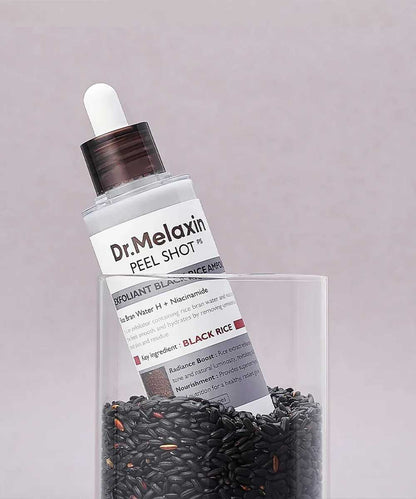 Dr.Melaxin Rice Peel Shot Glow Ampoule – Brightening Peeling Serum 80ml